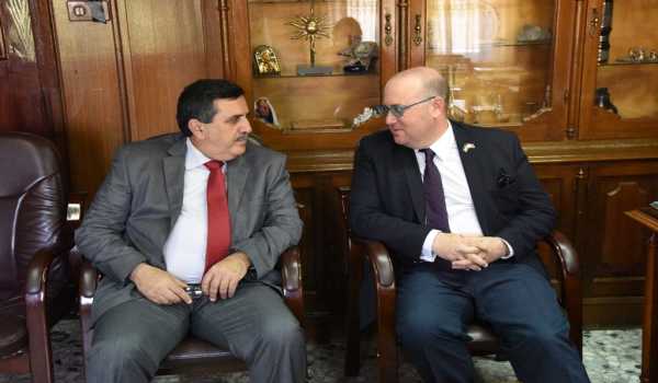 رئيس بلدية بيت لحم يستقبل ممثل مالطا في فلسطين 