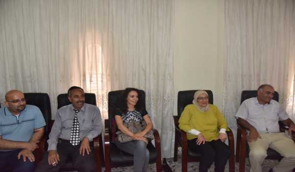 رئيس بلدية بيت لحم يستقبل مديرة وطاقم مستشفى بيت جالا الحكومي 