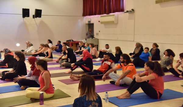 فعالية لليوغا في مركز السلام  تحت رعاية بلدية بيت لحم ومكتب ممثلية مالطا وبالتعاون مع مركز بيت الشمس  