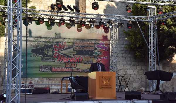 افتتاح مهرجان سوا سوا 2017 من ساحة المهد بيت لحم 