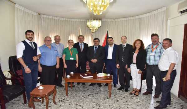 رئيس بلدية بيت لحم يلتقي وفدا ألمانيا ممثلا عن الوزارة الفدرالية للتعاون الإقتصادي والتنمية ومؤسسة Global Engagement