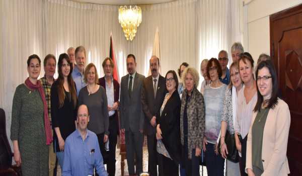 نائب رئيس بلدية بيت لحم يستقبل وفد جمعية الصداقة بيت لحم كولون