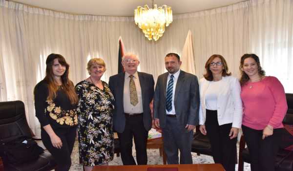 لقاء يجمع بين نائب رئيس بلدية بيت لحم ورئيس (Hallam Bethlehem Fund)  بهدف بحث سبل التعاون المشترك