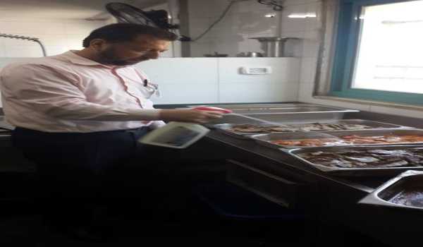 قسم الرقابة الصحية في البلدية يتلف ما يعادل 35 كيلو من الأسماك واللحوم المطبوخة والمجمدة غير الصالحة للإستخدام