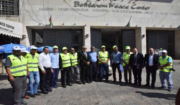 حملة اليوم العالمي للنظافة تنطلق في محافظة بيت لحم تحت شعار بيت لحم نظيفة وخضراء