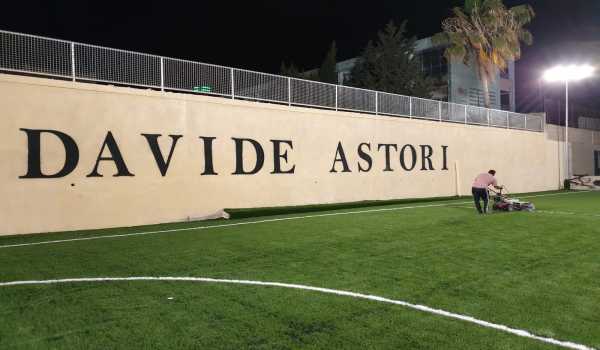 "ملعب دافيدي أستوري"  الافتتاح في بيت لحم مع الأبطال الإيطاليين