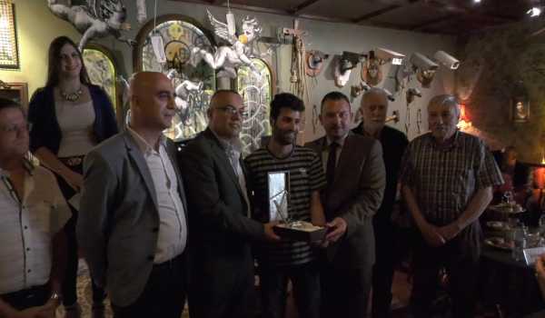 في اطار اتفاقية التعاون بين بلديتي بيت لحم وتورينو  حنانيا يشارك في حفل إعلان نتائج المسابقة الفنية " لندعها تضيء " في فندق ذا وولد اوف