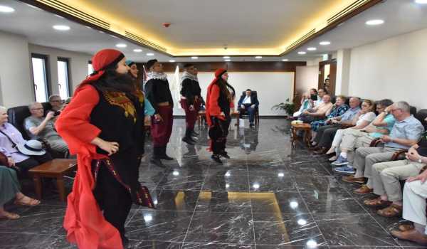 بلدية بيت لحم تنظم حفل استقبال لرئيس بلدية غلاسجو السابق والوفد الإسكتلندي