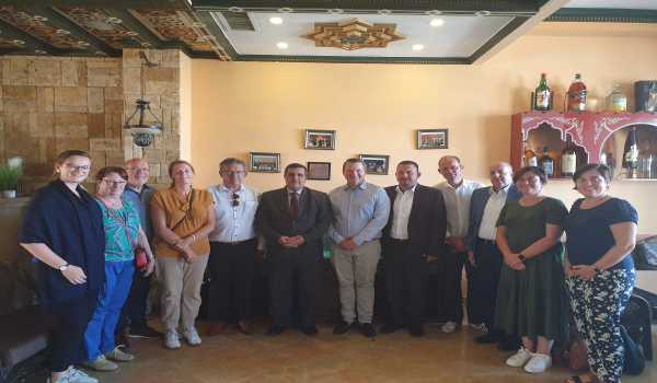 سلمان وحنانيا يستقبلان رئيسي بلديتي بروج وهاوثلست البلجيكيتين