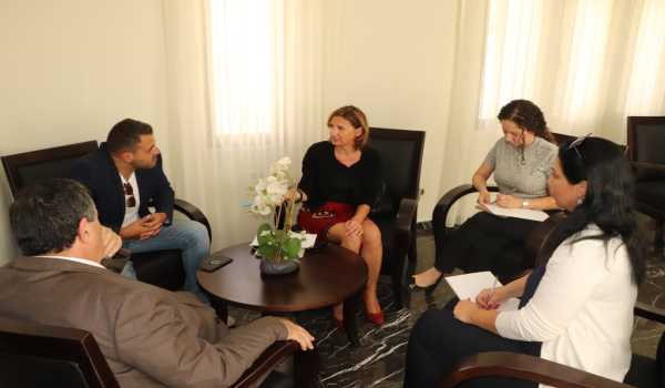 رئيس بلدية بيت لحم يستقبل ممثلة النمسا في فلسطين ويبحثان عدة مواضيع