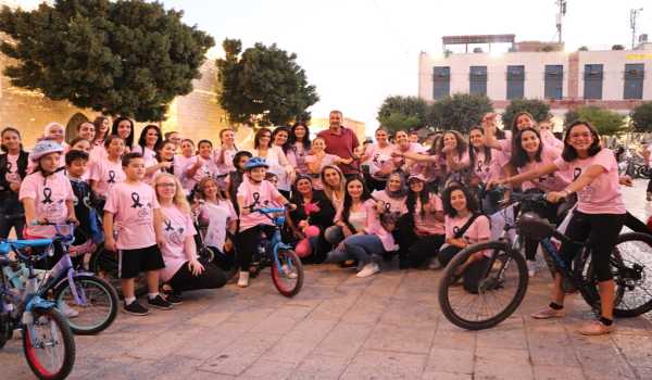 حملة دراجات الأمل تحت شعار" لا تستني الأعراض إفحصي وإطمئني" تنطلق من ساحة المهد