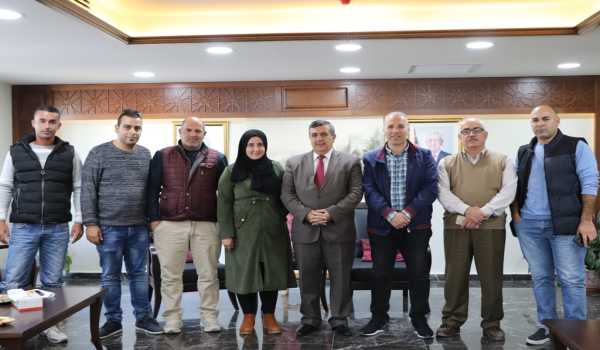 استلام مشروع طرق داخلية في بيت لحم