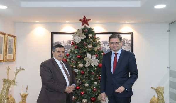 سلمان يستقبل رئيس بعثة جمهورية ألمانيا الاتحادية في رام الله 